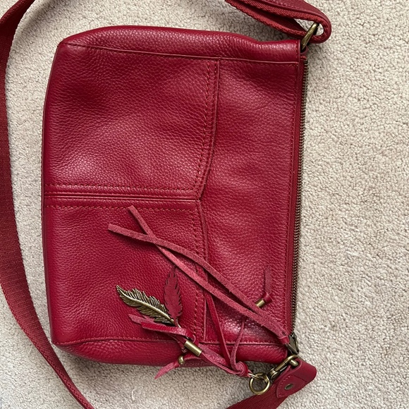 The Sak red leather bag - Picture 3 of 7
